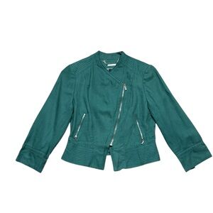 White House Black Market Green Jacket